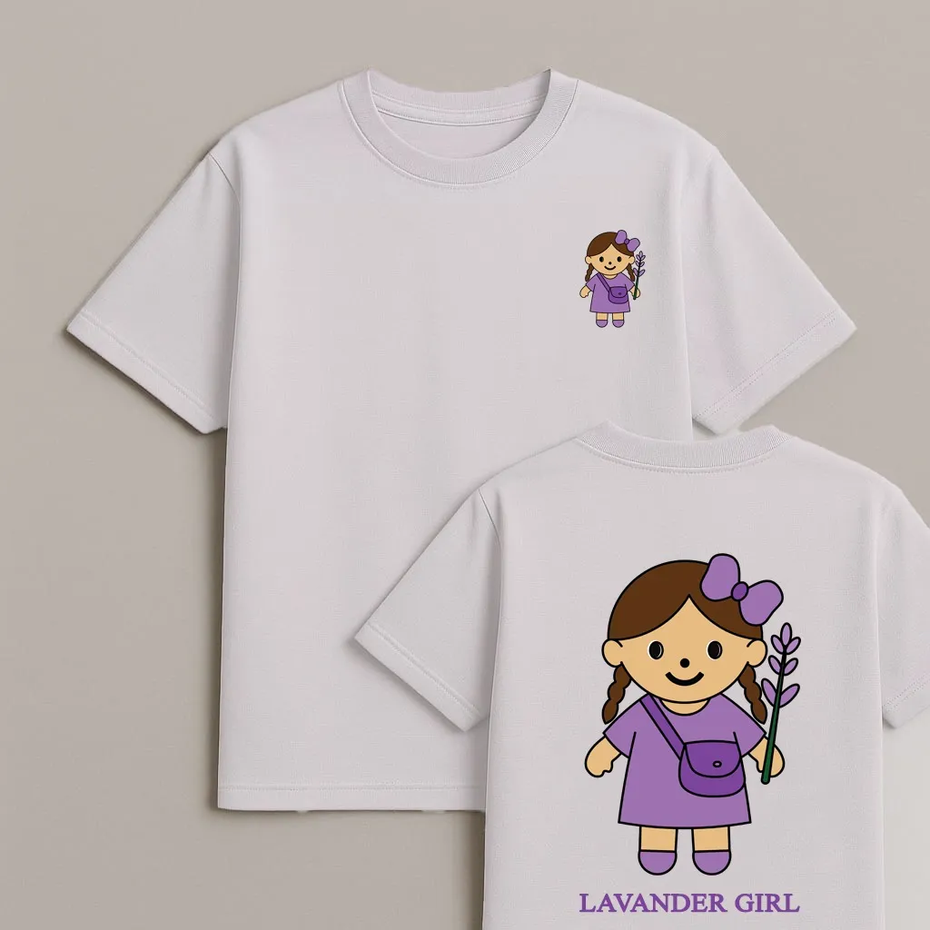 [CTS25 - 002] lavander girl T-SHIRT
100% Egyptian Cotton