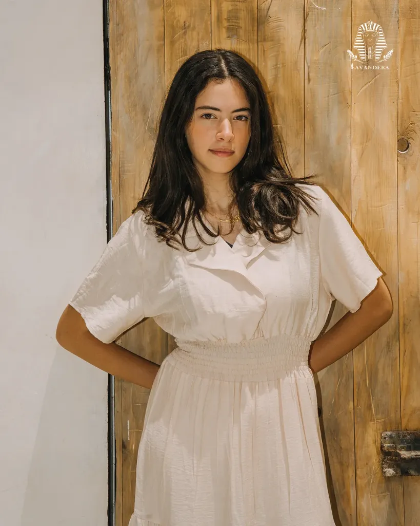 Nefertari Linen Dress (Black, M)