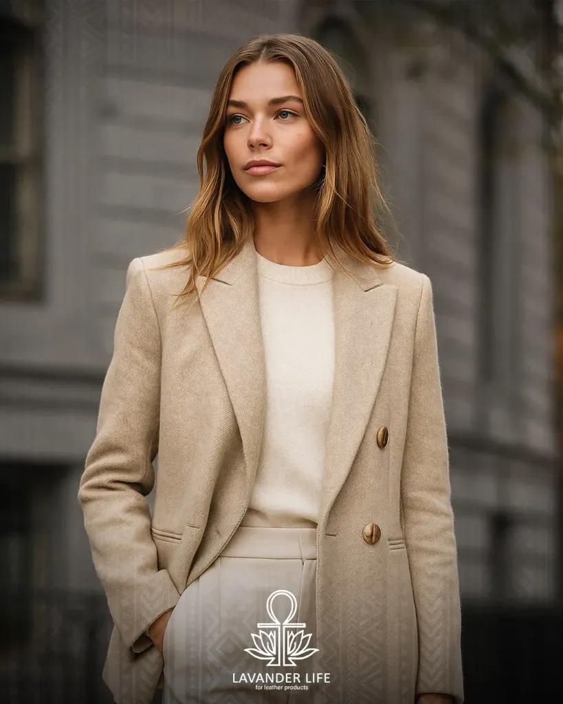 [6224004515184] Classic Linen Blazer (M, olive)